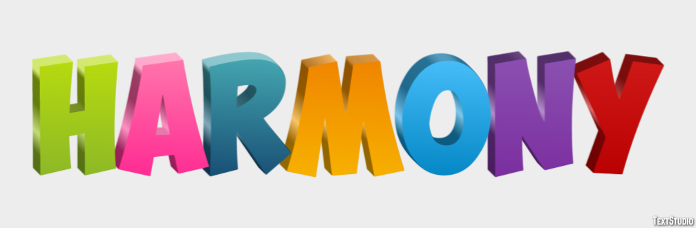 Harmony Efekt tekstowy