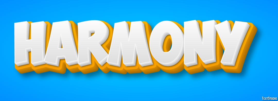 Harmony Efekt tekstowy
