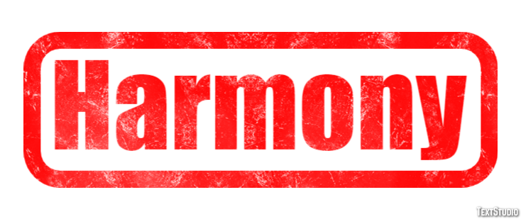 Harmony Efekt tekstowy