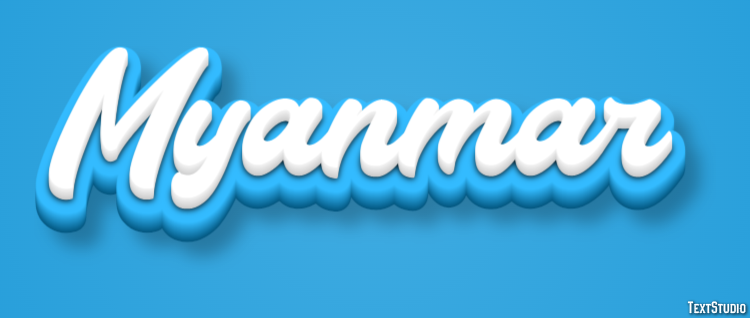 Myanmar Text Effect