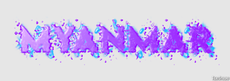 Myanmar Text Effect