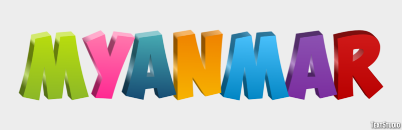 Myanmar Text Effect