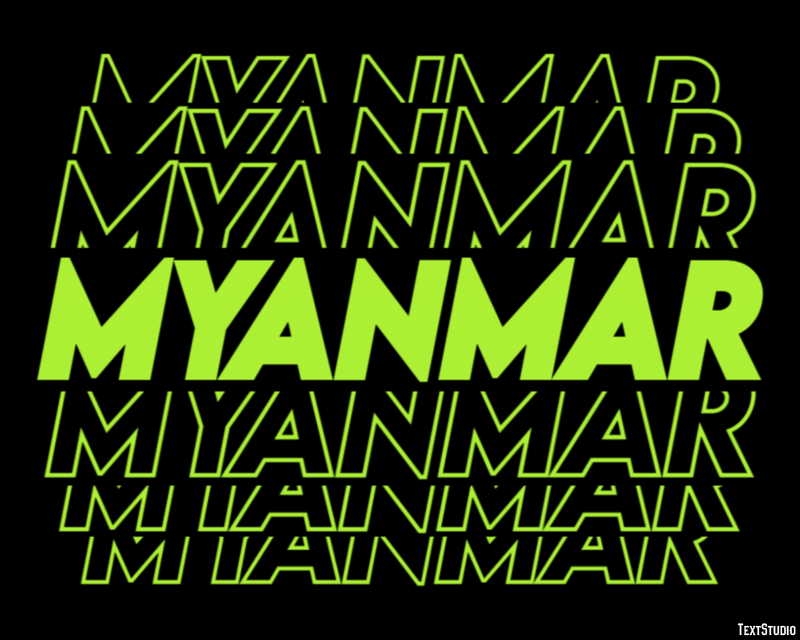 Myanmar Text Effect