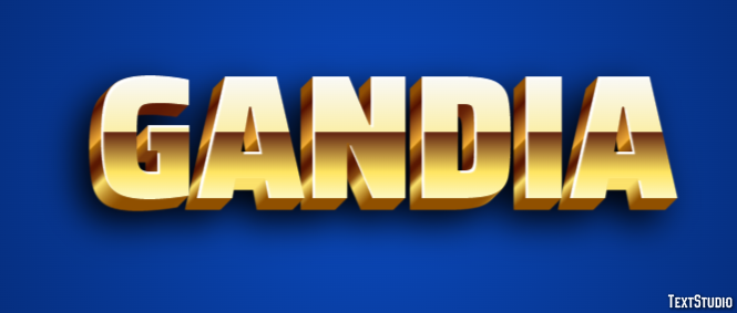 Gandia Efekt tekstowy