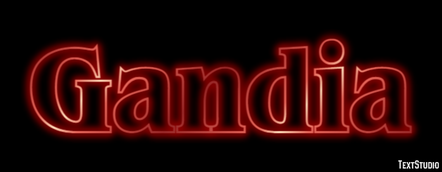 Gandia Efekt tekstowy