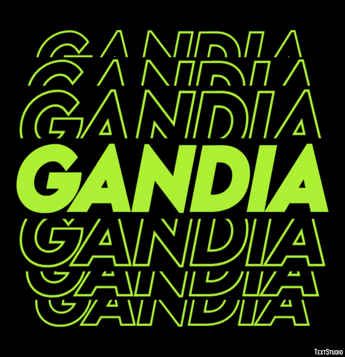 Gandia Efekt tekstowy