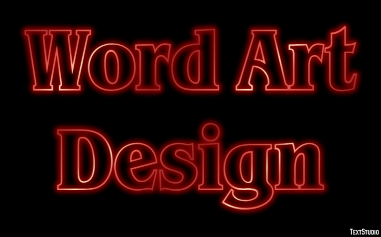 Word Art Design Effetto testo