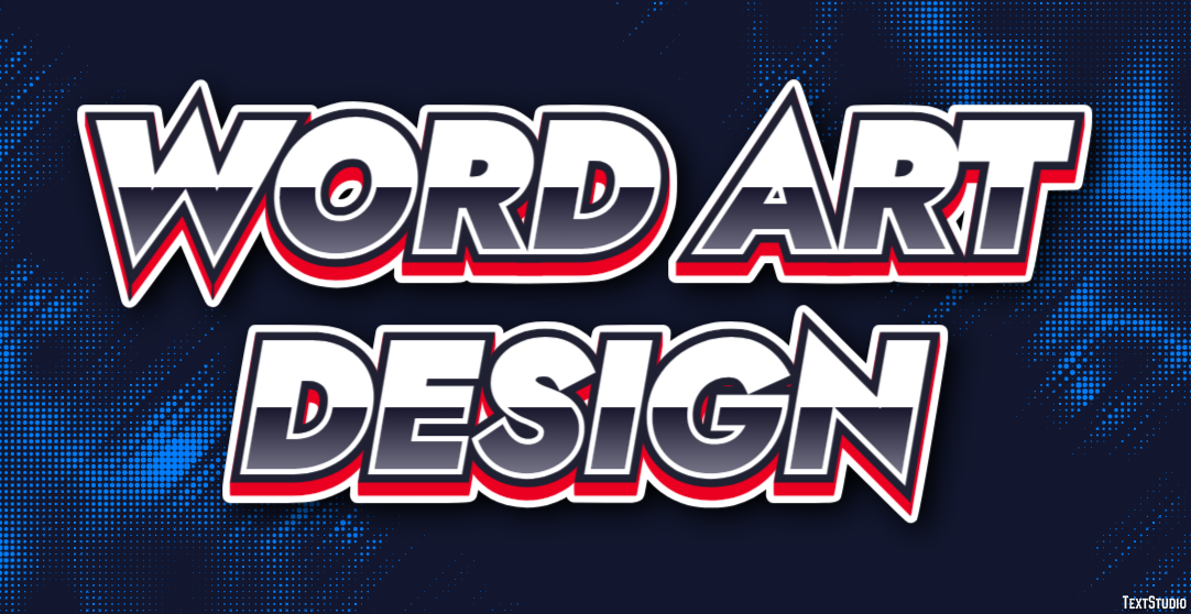 Word Art Design Effetto testo