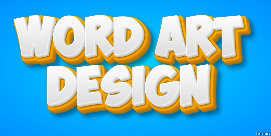 Word Art Design Effetto testo