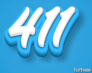 411 Text Effect
