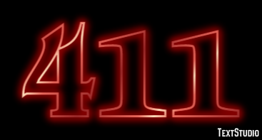 411 Text effect