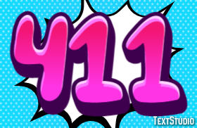 411 Text Effect