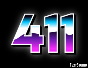 411 Text Effect