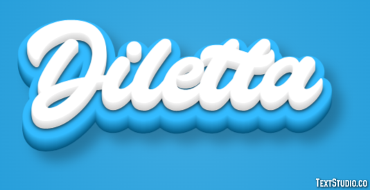 Diletta Text Effect