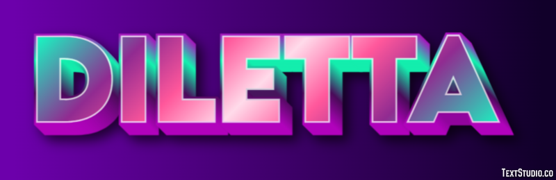 Diletta Text Effect