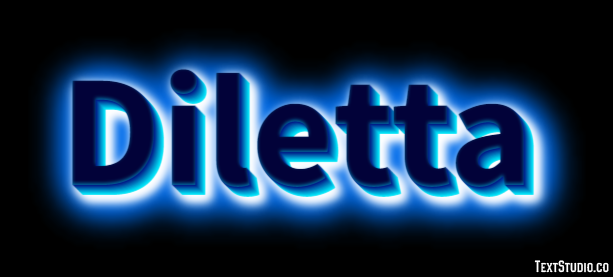 Diletta Text Effect