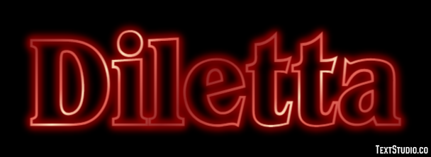 Diletta Effetto testo