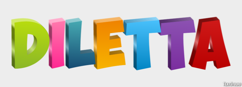 Diletta Text Effect