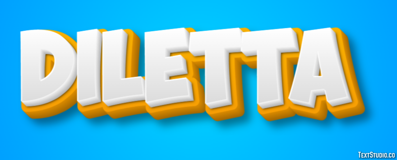 Diletta Text Effect
