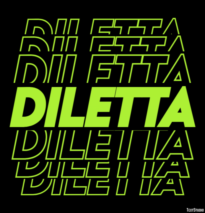Diletta Effetto testo