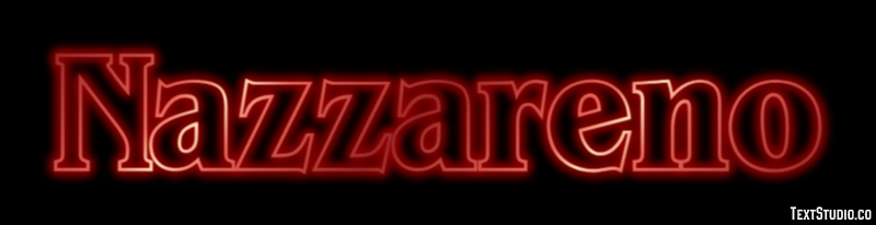 Nazzareno Effetto testo