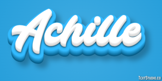 Achille Text Effect