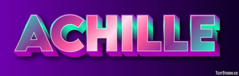 Achille Text Effect