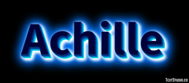 Achille Text effect