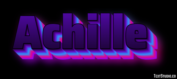 Achille Text Effect