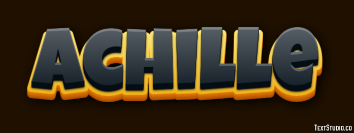 Achille Text Effect
