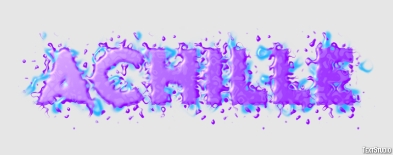 Achille Text effect