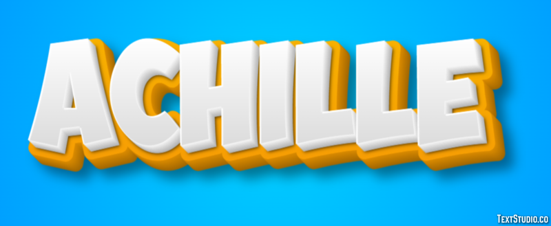 Achille Text Effect
