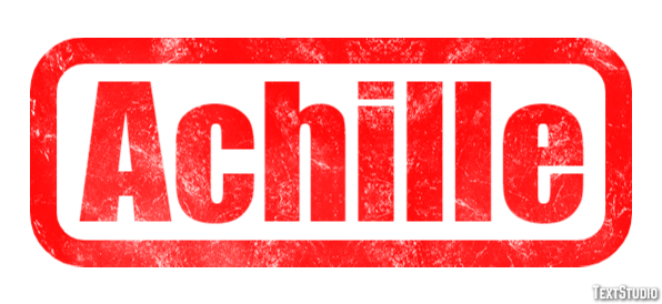 Achille Text effect