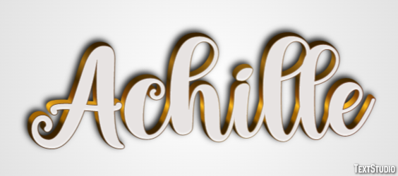 Achille Text Effect