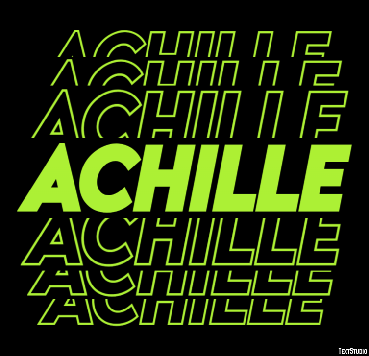 Achille Text Effect