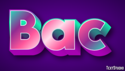 Bac Text Effect