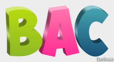 Bac Text Effect