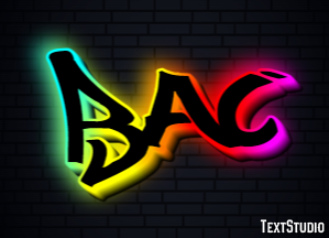 Bac Text effect