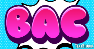 Bac Text effect