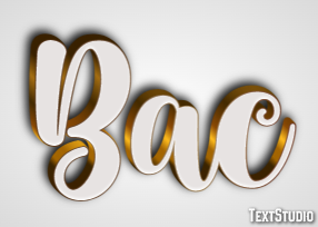 Bac Text effect