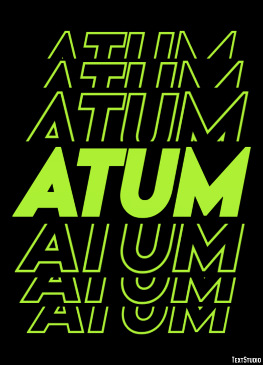 Atum Efeito do texto