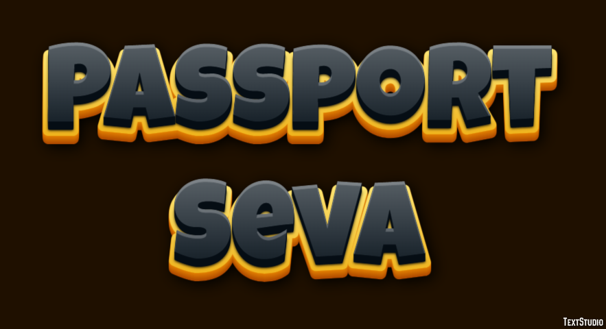 Passport Seva Текстовый эффект
