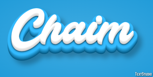 Chaim Text Effect
