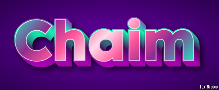 Chaim Text Effect