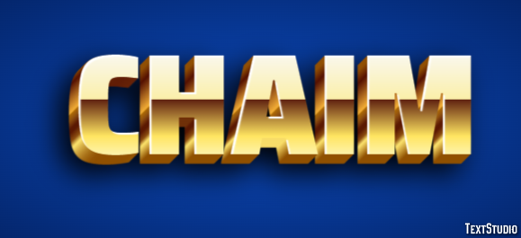Chaim Texteffekt