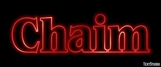 Chaim Text Effect
