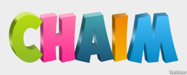 Chaim Text Effect