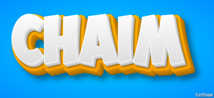 Chaim Text Effect