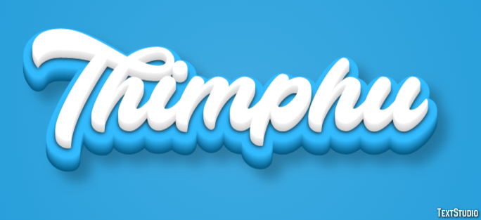 Thimphu Efekt tekstowy