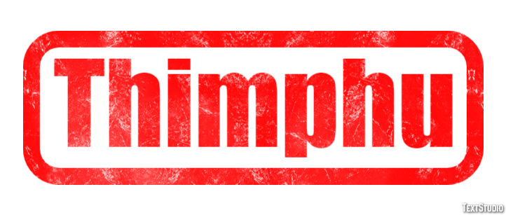 Thimphu Efekt tekstowy